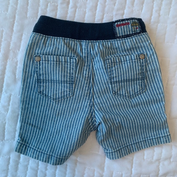 Souris Mini Seersucker Denim Shorts - Picture 5 of 6